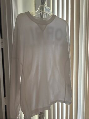 Classic White Long Sleeve Tee - Women's Crewneck